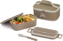 Lille Home Bento Lunch Box ze stali nierdzewnej z torba 1000ml