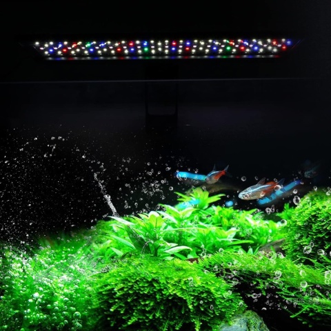 Oświetlenie LED do akwarium 45 cm18 W 24/7 trybów z timerem ściemniane