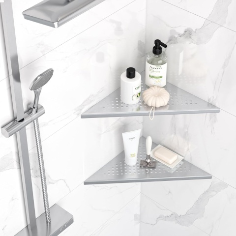 Półka narożna prysznicowa Neodrain wpuszczana do fug / sciany 2 szt