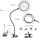 8-krotna lupa 3 tryby kolorów/10 jasności, Lampa powiekszajaca