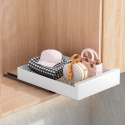 SAYZH Wysuwany organizer do szafek, szuflada 40 x 43 x 9 cm bialy