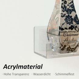 Sezanrpt Regał na lakier do paznokci, regał na ścianę, na 192 butelki