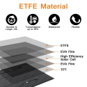 Aysolar 100 Watt 12 V Elastyczny Panel Słoneczny ETFE monokrystaliczny