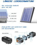 Biling Fontanna solarna, 3,5 W, solarna pompa do stawu ogrodowego