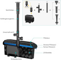 Biling Kompletny zestaw filtrów do stawu z pompą o wydajności 2500 l/h