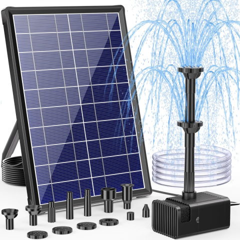 Biling Pompa solarna do oczka wodnego 8,5 W, z akumulatorem, 3000 mAh Biling Pompa solarna do oczka wodnego 8,5 W, z akumulatorem, 3000 mAh