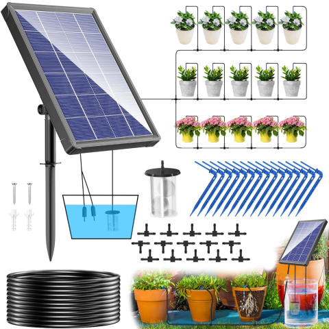 Biling Solarny system nawadniania 15 m, 3,5 W, automatyczny Biling Solarny system nawadniania 15 m, 3,5 W, automatyczny