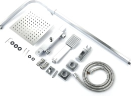 Biubiubath Termostatyczny system kolumna prysznicowa z regulacją wysokości