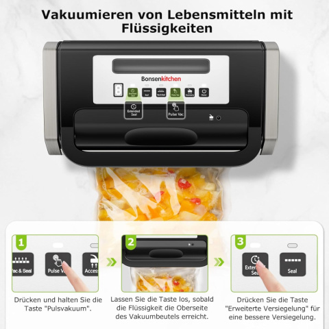 Bonsenkitchen Urządzenie do pakowania próżniowego VS4100