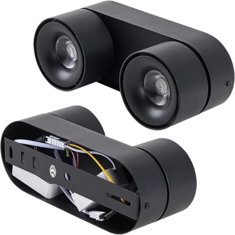 Budbuddy 12 W Lampa sufitowa LED z 2 obrotowymi reflektorami 4000K