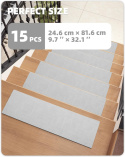 Color G Maty na schody, dywaniki schodowe, do wewnątrz, 15 sztuk
