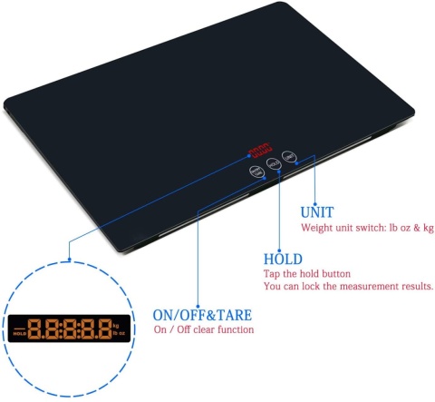 Cyfrowa waga dla psów, platforma 3 tryby ważenia, max 99 kg