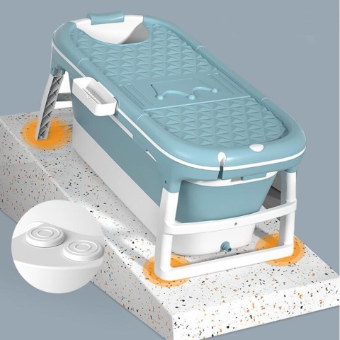 Einesin Składana wanna 3 w 1 ze zdejmowaną poszewką (127 x 61 x 52 cm)