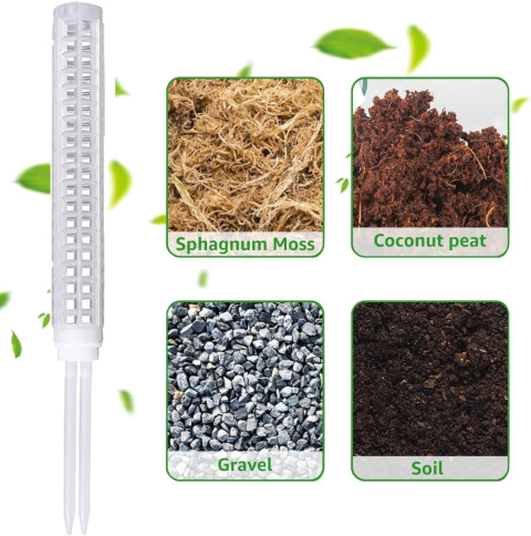 Monstera podpora do roślin pnących, 4 sztuki, 100 cm, z 10 etykietami