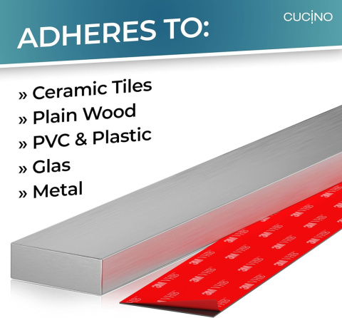 Pasek na noże Cucinosamoprzylepny pasek magnetyczny 40 cm