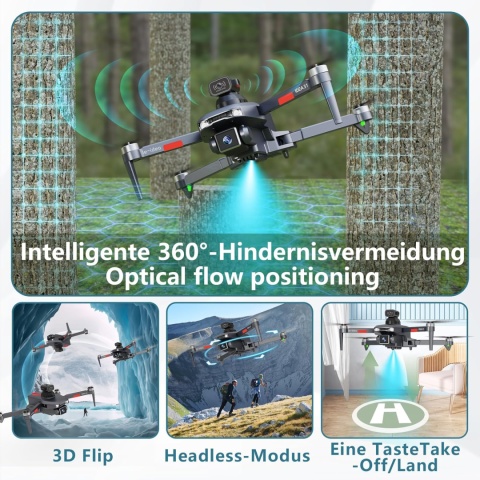 TTROARDS 31P bezszczotkowy dron z kamerą 4k dla dorosłych z 2 bateriam