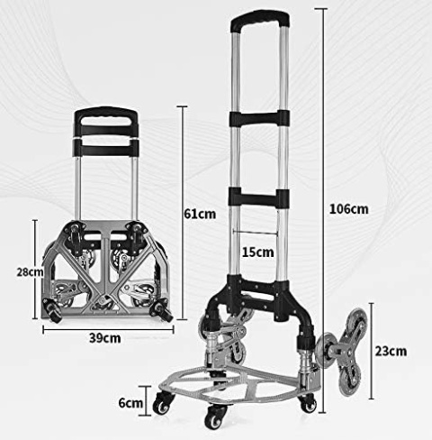 Wózek transportowy Yinleader 75KG aluminium Wózek transportowy Yinleader 75KG aluminium
