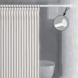 Wysuwany drążek, ze stali nierdzewnej, teleskopowy 178-227 cm