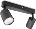 da LIGHT lampa sufitowa LED 2-żarówkowa czarna