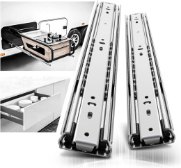 AOLISHENG Prowadnice szuflad Push to Open 850 mm METALOWE 34 
