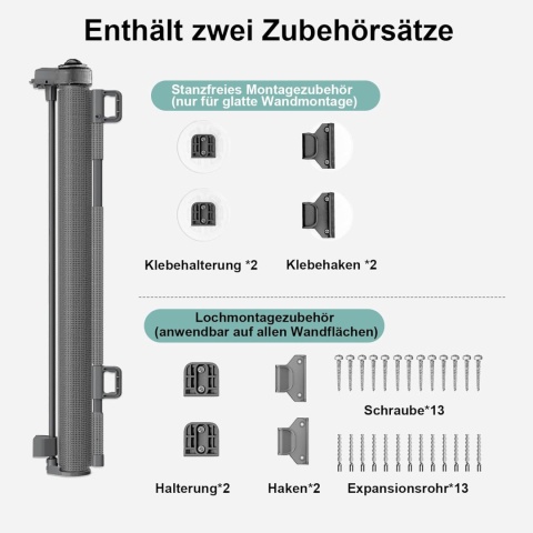 BRAMKA ochronna na schody, wysuwana, dla niemowląt, dla psów, 150 cm