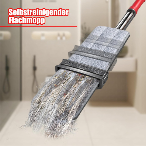 HEVOL mop z funkcją wykręcania, regulowany 130 -147 cm , 6 wkładów