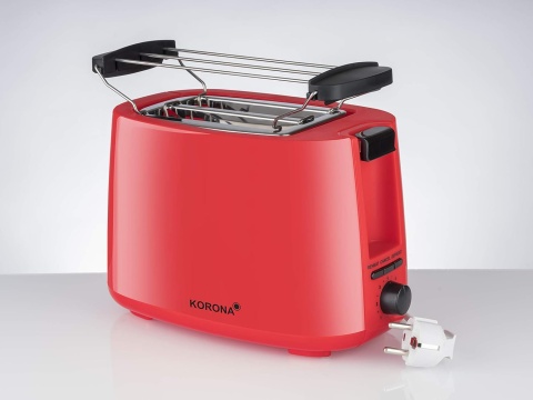 Korona 21132 toster | 2 kromki toster z nasadką Czerwony