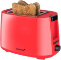 Korona 21132 toster | 2 kromki toster z nasadką Czerwony