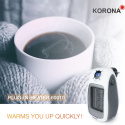Korona 60010 Grzejnik gniazdkowy z funkcją ochrony przed mrozem, 600 W Korona 60010 Grzejnik gniazdkowy z funkcją ochrony przed mrozem, 600 W