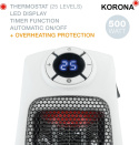 Korona 60010 Grzejnik gniazdkowy z funkcją ochrony przed mrozem, 600 W Korona 60010 Grzejnik gniazdkowy z funkcją ochrony przed mrozem, 600 W