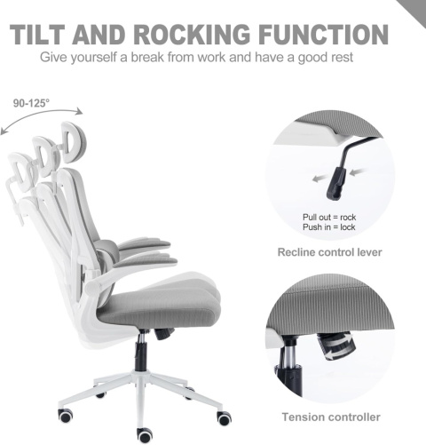 LIYURUI Ergonomiczny fotel biurowy