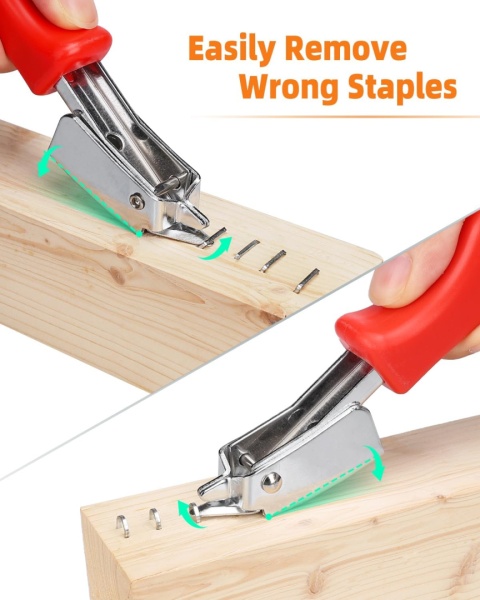 Lytool Zszywacz ręczny 3 w 1, zestaw 2000 zszywek