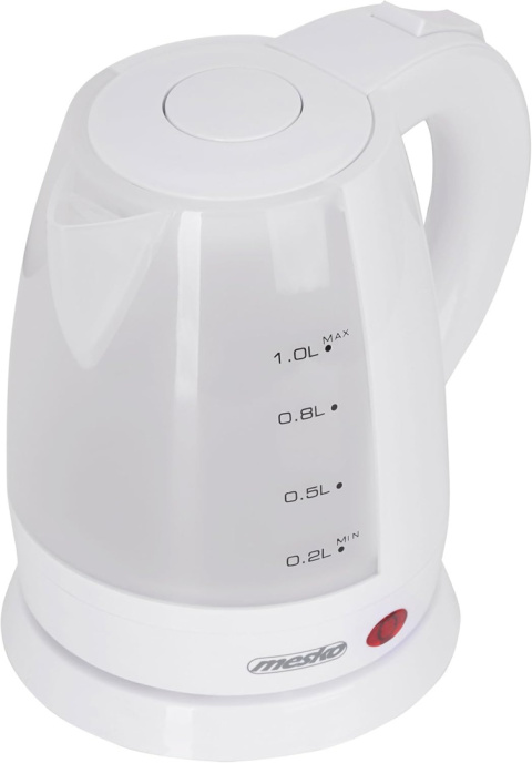 Mesko MS1276 czajnik elektryczny, 1 l, bezprzewodowy, nie zawiera BPA