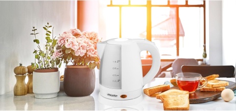 Mesko MS1276 czajnik elektryczny, 1 l, bezprzewodowy, nie zawiera BPA