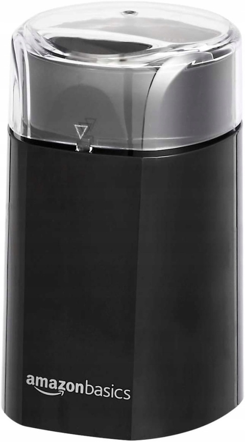 Młynek elektryczny do kawy AMAZONBASICS czarny