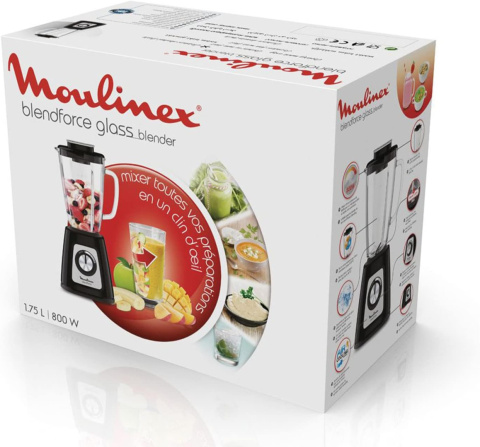 Moulinex Mikser stojący, mikser elektryczny szklana miska 1,75 l 800 W