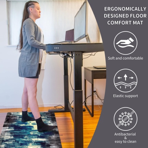 MATA DO PRACY STOJĄCEJ ANTYZMĘCZENIOWA ERGONOMICZNA 81x50cm