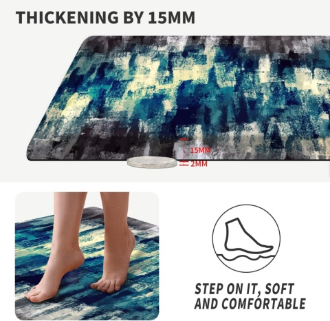 MATA DO PRACY STOJĄCEJ ANTYZMĘCZENIOWA ERGONOMICZNA 81x50cm