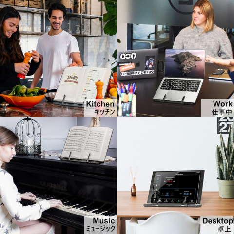 Readaeer stojak do czytania, podstawka pod książkę , tablet , z metalu