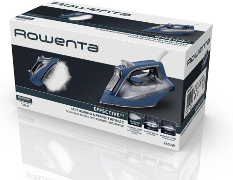 Rowenta Effective+ żelazko parowe 2400 W ciągłe oddawanie pary 40 g