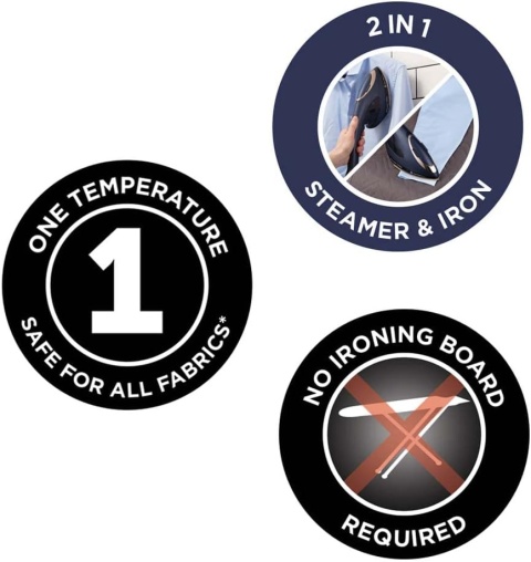 Russell Hobbs parownica do ubrań [1700W, para 20g/min] Steam Genie