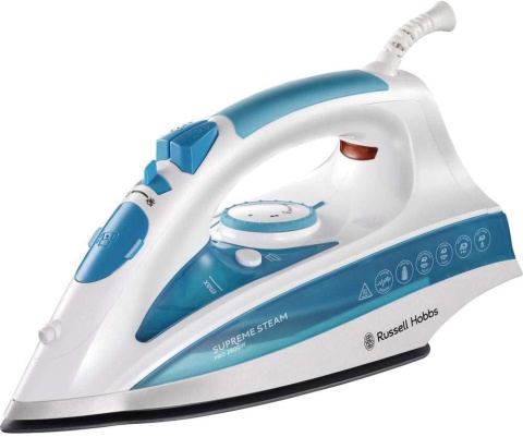 Russell Hobbs żelazko parowe 2600W, uderzenie pary 210g Steamglide Pro
