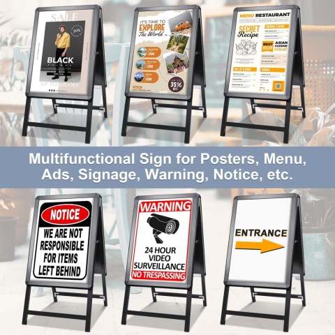 STOJAK REKLAMOWY ALUMINIOWY A1 DWUSTRONNY