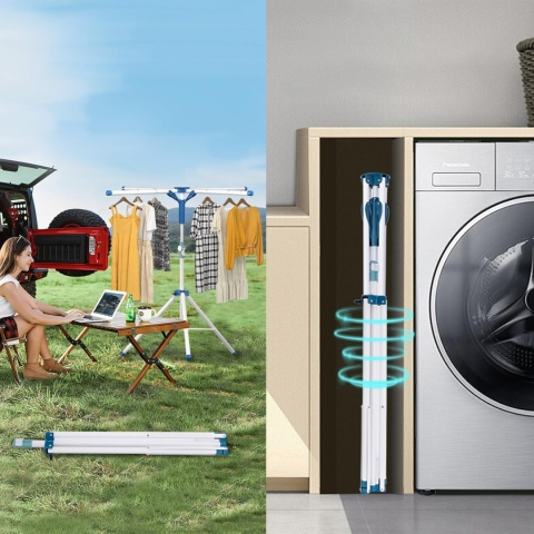 Suszarka do ubrań Wuciray – składana, rozkładana oszczędzająca miejsce