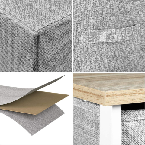 YITAHOME Komoda, 7-szufladowy organizer do przechowywania z włókniny