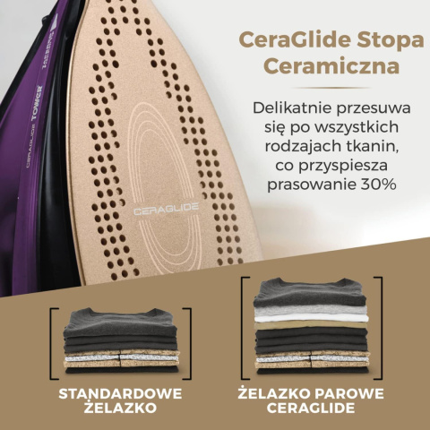 Żelazko Parownica Tower T22008 2400 W, bezprzewodowe