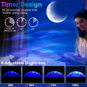 Lampka projektor Cadrim Aurora Star Light, muzyka, pilot, bluetooth