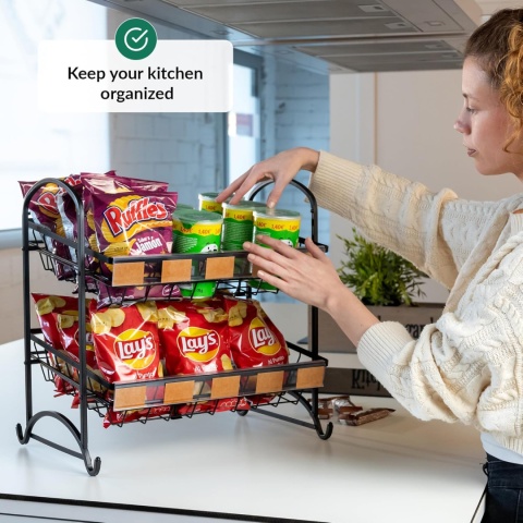 Ekspozytor na przekąski na blat Stojak, Organizer 2 sztuki