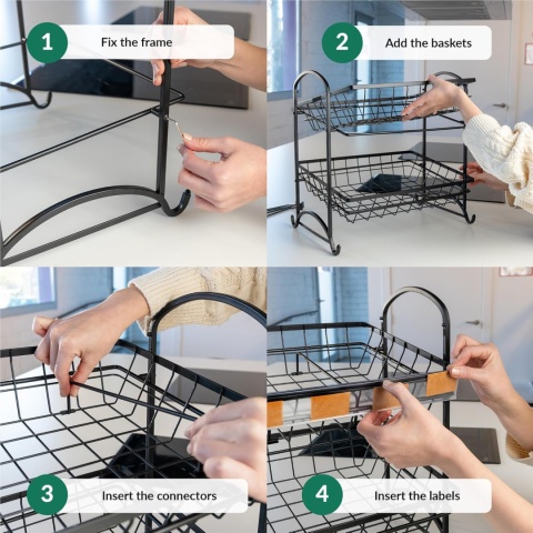 Ekspozytor na przekąski na blat Stojak, Organizer 2 sztuki