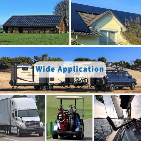 PANEL FOTOWOLTAICZNY 200W NA KAMPER ŁÓDŹ JACHT MONOKRYSTALICZNY